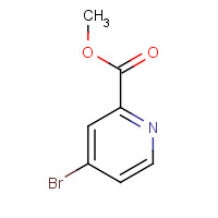 29681-42-3 4-BROMO-PYRIDINE-2-CARBOXYLIC ACID METHYL ESTER chemical structure