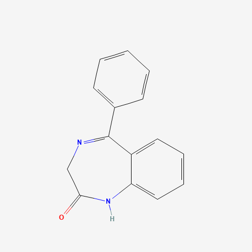 2898-08-0 1,3-Dihydro-5-phenyl-1,4-benzodiazepin-2-one chemical structure