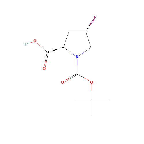203866-13-1 N-BOC-cis-4-fluoro-L-proline chemical structure