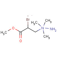 106966-25-0 PROPANOIC ACID,3-(2,2,2-TRIMETHYLHYDRAZINYL)-,METHYL ESTER BROMIDE chemical structure