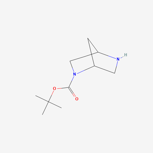 198989-07-0 2,5-DIAZA-BICYCLO[2.2.1]HEPTANE-2-CARBOXYLIC ACID TERT-BUTYL ESTER chemical structure