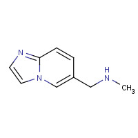 864068-82-6 N-(IMIDAZO[1,2-A]PYRIDIN-6-YLMETHYL)-N-METHYLAMINE chemical structure