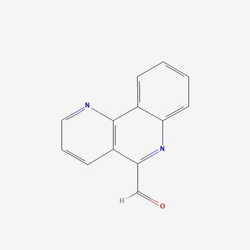 69164-27-8 BENZO[H][1,6]NAPHTHYRIDINE-5-CARBALDEHYDE chemical structure