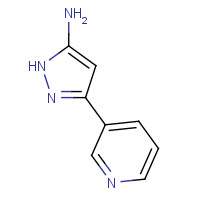 149246-87-7 5-PYRIDIN-3-YL-2H-PYRAZOL-3-YLAMINE chemical structure
