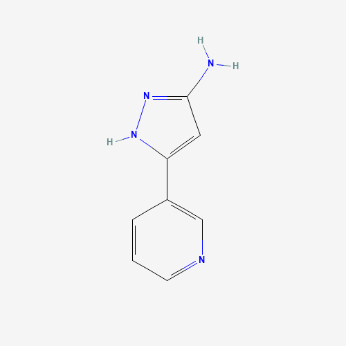 149246-87-7 5-PYRIDIN-3-YL-2H-PYRAZOL-3-YLAMINE chemical structure