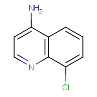 65340-72-9 4-AMINO-8-CHLOROQUINOLINE chemical structure