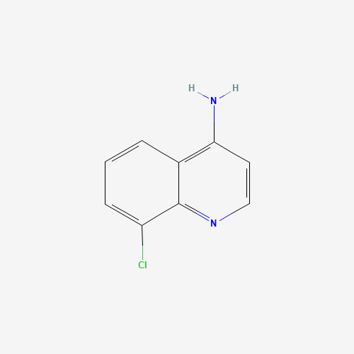 65340-72-9 4-AMINO-8-CHLOROQUINOLINE chemical structure