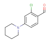 886501-12-8 2-CHLORO-4-PIPERIDIN-1-YL-BENZALDEHYDE chemical structure