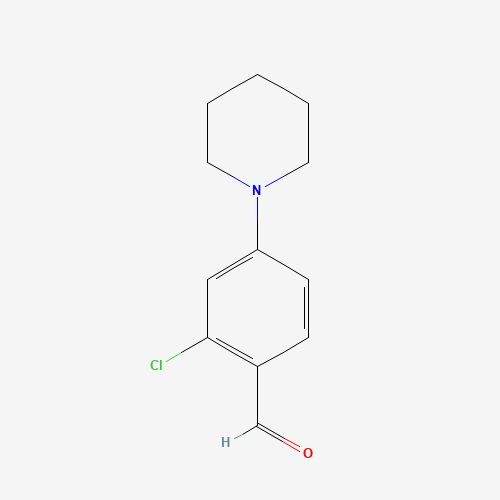 886501-12-8 2-CHLORO-4-PIPERIDIN-1-YL-BENZALDEHYDE chemical structure