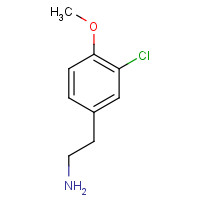 18149-08-1 2-(3-CHLORO-4-METHOXY-PHENYL)-ETHYLAMINE chemical structure