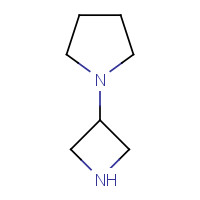 149105-96-4 Pyrrolidine,1-(3-azetidinyl)-(9CI) chemical structure
