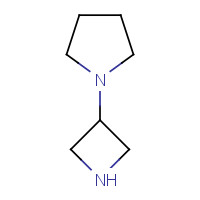 149105-96-4 Pyrrolidine,1-(3-azetidinyl)-(9CI) chemical structure
