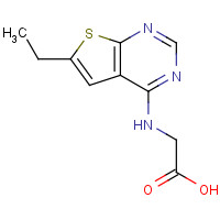 313534-29-1 N-(6-Ethylthieno[2,3-d]pyrimidin-4-yl)glycine chemical structure