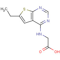 313534-29-1 N-(6-Ethylthieno[2,3-d]pyrimidin-4-yl)glycine chemical structure