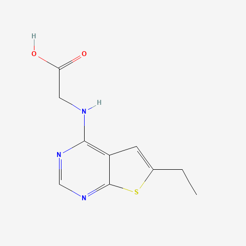 313534-29-1 N-(6-Ethylthieno[2,3-d]pyrimidin-4-yl)glycine chemical structure
