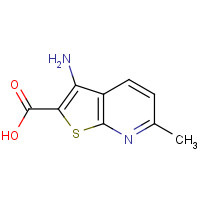 59488-60-7 3-Amino-6-methylthieno[2,3-b]pyridine-2-carboxylic acid chemical structure