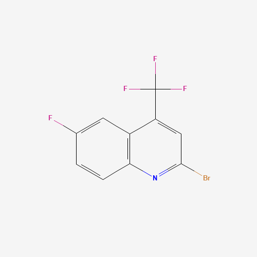 596845-30-6 2-Bromo-6-fluoro-4-(trifluoromethyl)quinoline chemical structure