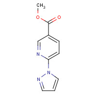 321533-62-4 Methyl 6-(1H-pyrazol-1-yl)pyridine-3-carboxylate chemical structure