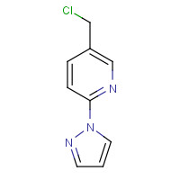 748796-39-6 5-Chloromethyl-2-(pyrazol-1-yl)pyridine chemical structure
