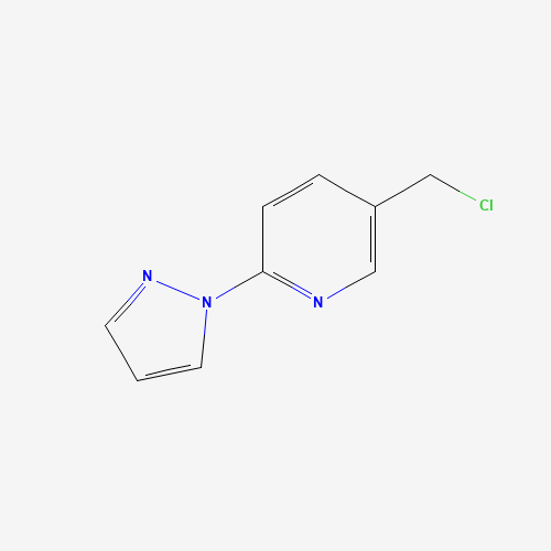 748796-39-6 5-Chloromethyl-2-(pyrazol-1-yl)pyridine chemical structure