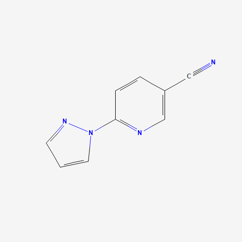 956568-52-8 6-(1H-PYRAZOL-1-YL)NICOTINONITRILE chemical structure