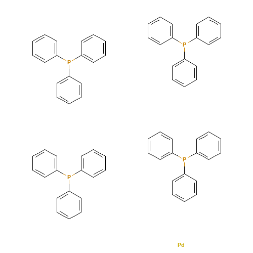14221-01-3 Tetrakis(triphenylphosphine)palladium chemical structure