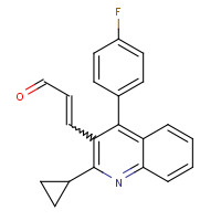 148901-68-2 (E)-3-[2-Cyclopropyl-4-(4-fluorophenyl)-3-quinolinyl-2-propenal chemical structure