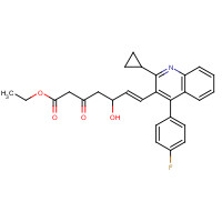 148901-69-3 Ethyl (E)-7-[4-(4'-fluorophenyl)-2-(cyclopropyl)-3-quinolinyl]-5-hydroxy-3-oxo-6-heptenoate chemical structure