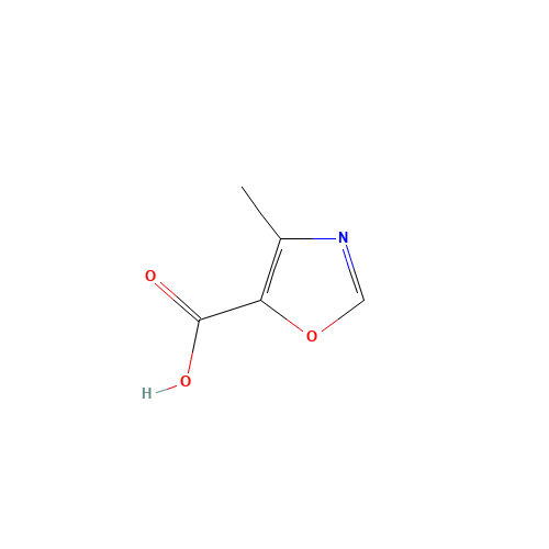 2510-32-9 4-METHYL-1,3-OXAZOLE-5-CARBOXYLIC ACID chemical structure