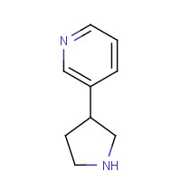 498548-11-1 Pyridine,3-(3-pyrrolidinyl)-,(+)-(9CI) chemical structure
