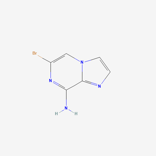 117718-84-0 6-bromoimidazo[1,2-a]pyrazin-8-amine chemical structure