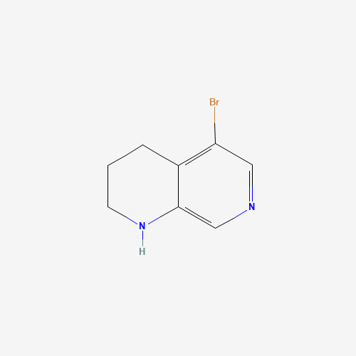 351457-97-1 5-Bromo-1,2,3,4-tetrahydro-[1,7]naphthyridine chemical structure