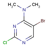 57054-86-1 5-Bromo-2-chloro-4-(dimethylamino)pyrimidine chemical structure