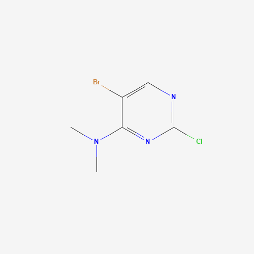 57054-86-1 5-Bromo-2-chloro-4-(dimethylamino)pyrimidine chemical structure