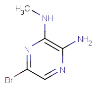 55635-63-7 5-BROMO-N3-METHYL-PYRAZINE-2,3-DIAMINE chemical structure