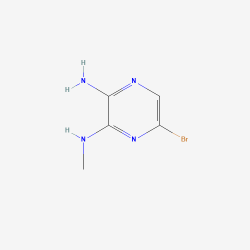 55635-63-7 5-BROMO-N3-METHYL-PYRAZINE-2,3-DIAMINE chemical structure