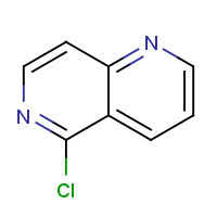 23616-32-2 5-CHLORO-1,6-NAPHTHYRIDINE chemical structure