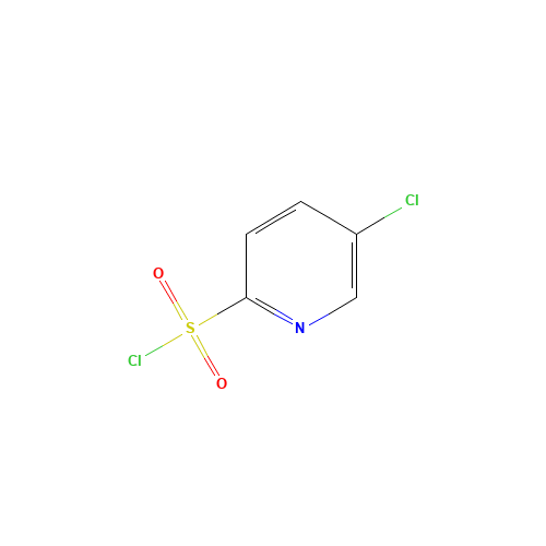 885277-08-7 5-CHLORO-PYRIDINE-2-SULFONYL CHLORIDE chemical structure
