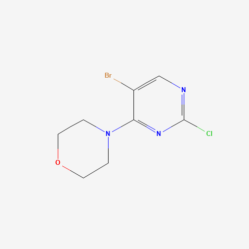 139502-01-5 5-bromo-2-chloro-4-morpholinopyrimidine chemical structure