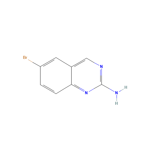 190273-89-3 6-BROMO-2-QUINAZOLINAMINE chemical structure