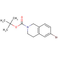 893566-74-0 6-BROMO-3,4-DIHYDRO-1H-ISOQUINOLINE-2-CARBOXYLIC ACID TERT-BUTYL ESTER chemical structure