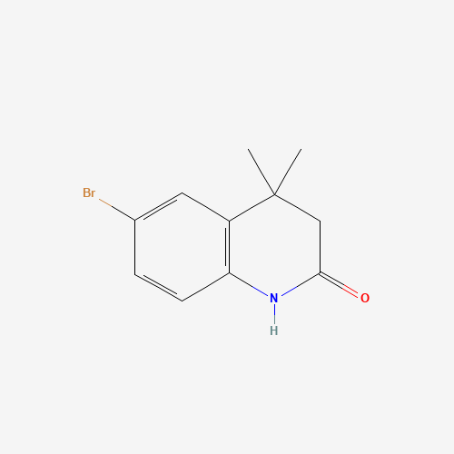 135631-90-2 6-BROMO-3,4-DIHYDRO-4,4-DIMETHYLQUINOLIN-2(1H)-ONE chemical structure