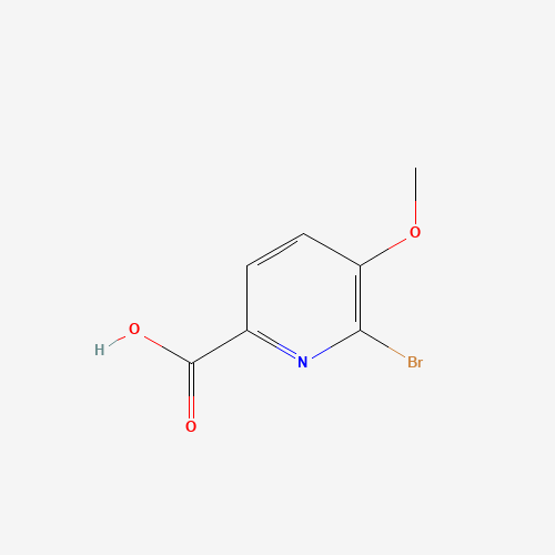 54232-43-8 6-BROMO-5-METHOXY-2-PYRIDINECARBOXYLIC ACID chemical structure