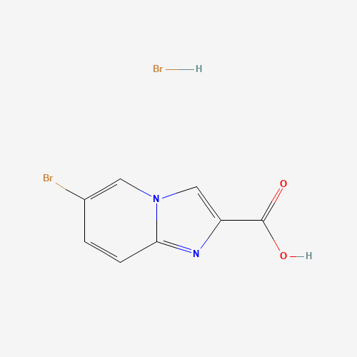 725234-40-2 6-bromoH-imidazo[1,2-a]pyridine-2-carboxylic acid chemical structure