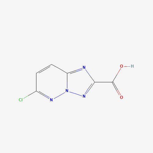 215530-62-4 6-CHLORO-[1,2,4]TRIAZOLO[1,5-B]PYRIDAZINE-2-CARBOXYLIC ACID chemical structure