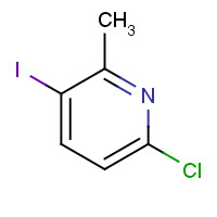 249291-79-0 6-CHLORO-3-IODO-2-METHYLPYRIDINE chemical structure