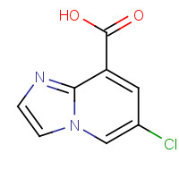 155735-02-7 6-CHLORO-IMIDAZO[1,2-A]PYRIDINE-8-CARBOXYLIC ACID chemical structure