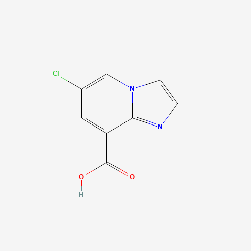 155735-02-7 6-CHLORO-IMIDAZO[1,2-A]PYRIDINE-8-CARBOXYLIC ACID chemical structure