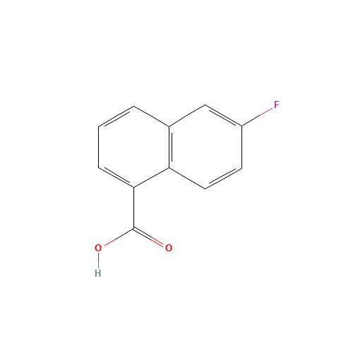 575-08-6 6-fluoronaphthalene-1-carboxylic acid chemical structure