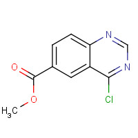 152536-17-9 6-Quinazolinecarboxylic acid,4-chloro-,methyl ester chemical structure